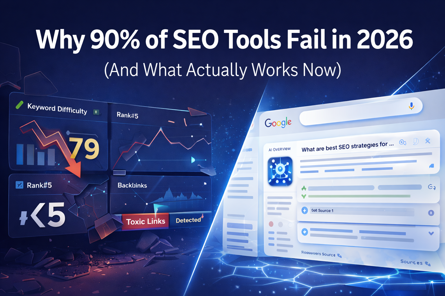 Why 90% of SEO Tools Fail in 2026 (And What Actually Works Now)